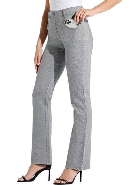 WILLIT Pants - WILLIT Bootcut Yoga Dress Pants Large Petite 28" Slacks Stretch Office Casual